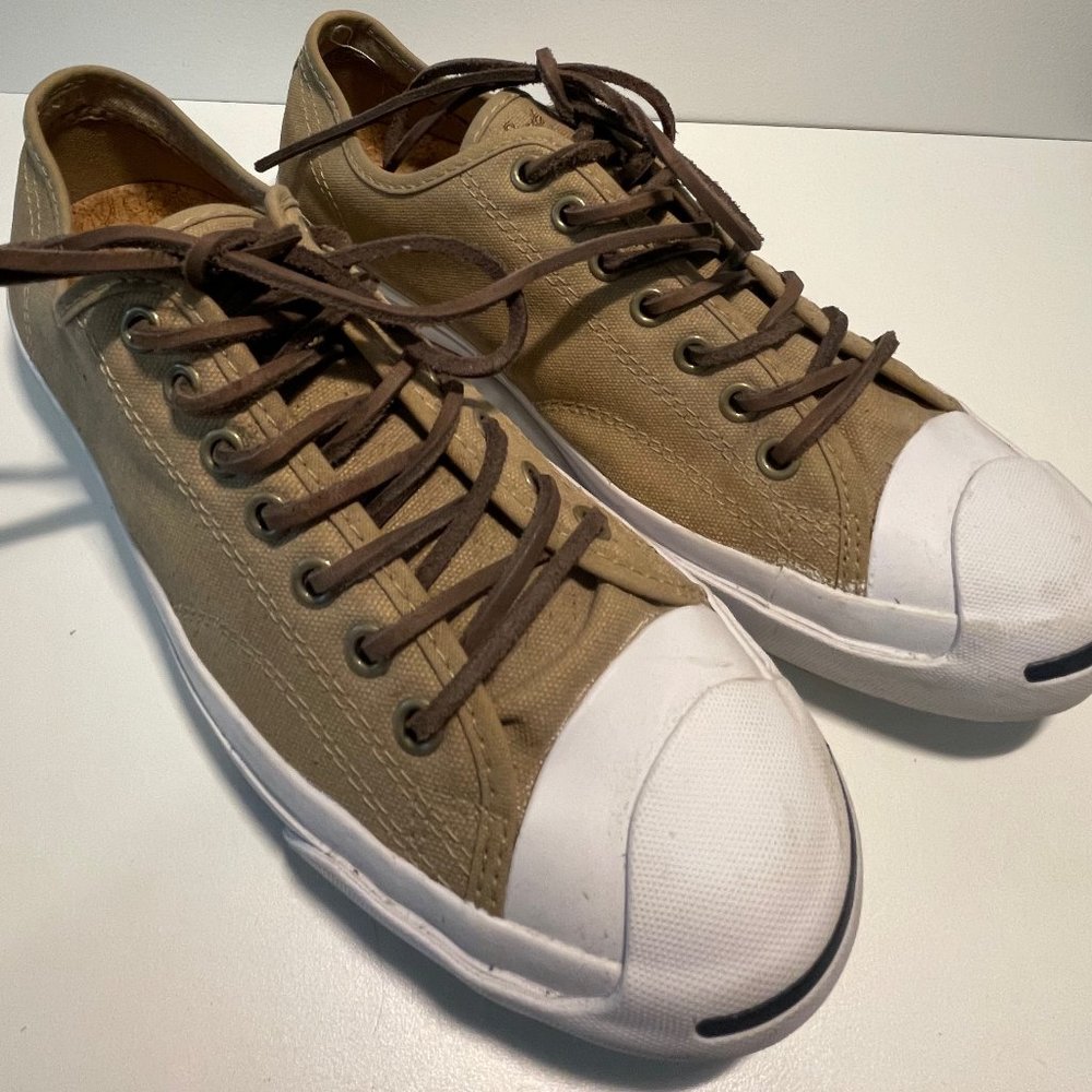 Unisex Classic Jack Purcell Tan Converse Shoes